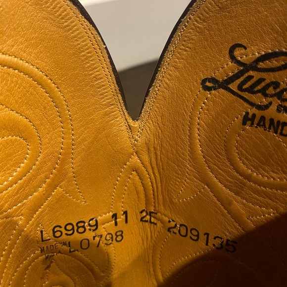 Lucchese Handmade Alligator Tail Cowboy Boots - Picture 7 of 13